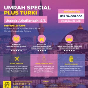 Umroh Plus Turki 2022 - 1 November 2022